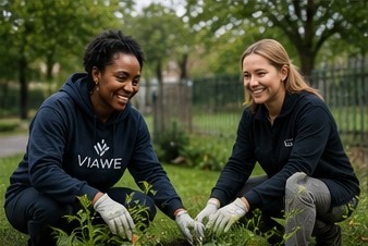 People contributing to a community project