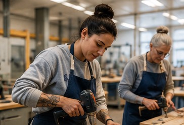 Hands-on vocational skills training